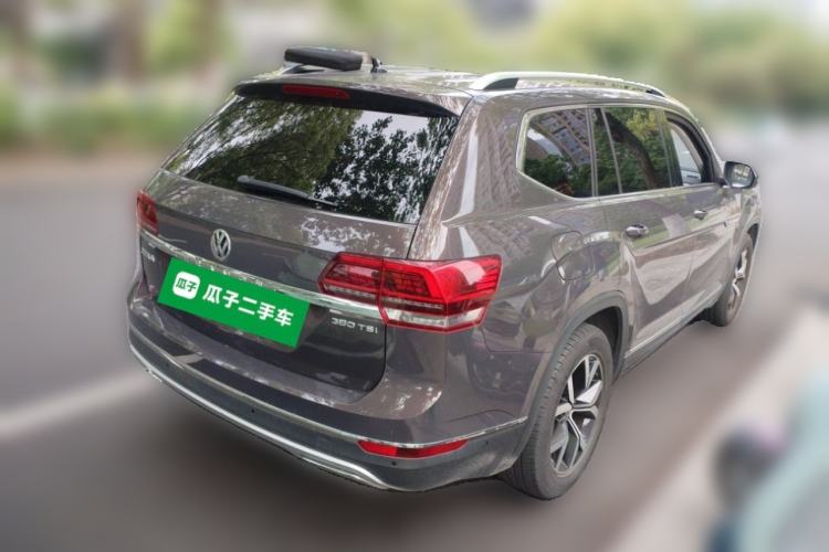 Used Volkswagen Teramont 2020 380TSI Four-Wheel Drive Luxury Version China VI Standard Rear Right 45 Deg
