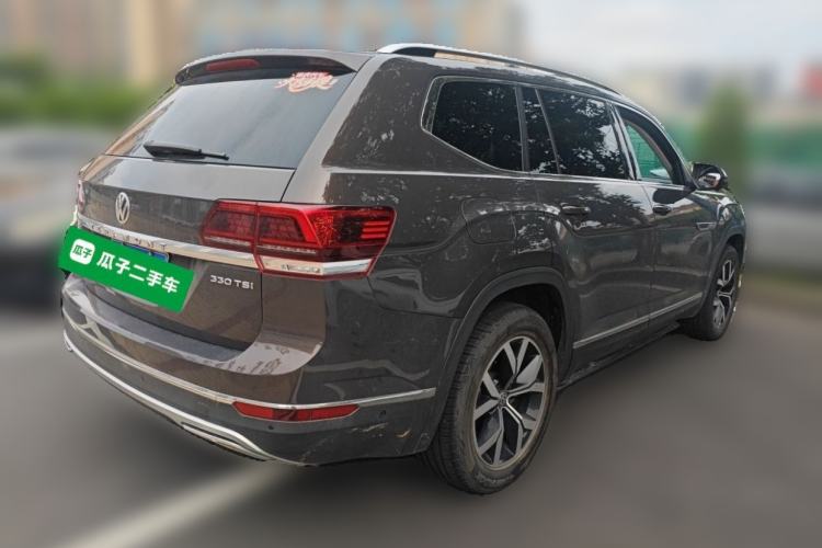 Used Volkswagen Teramont 2020 330TSI Two-Wheel-Drive Luxury Edition China VI Standard Rear Right 45 Deg