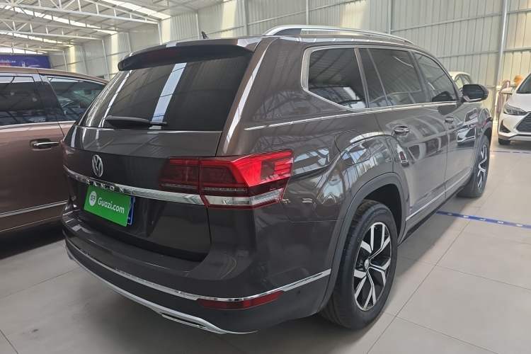 Used Volkswagen Teramont 2020 380TSI Four-Wheel Drive Luxury Version China VI Standard Rear Right 45 Deg
