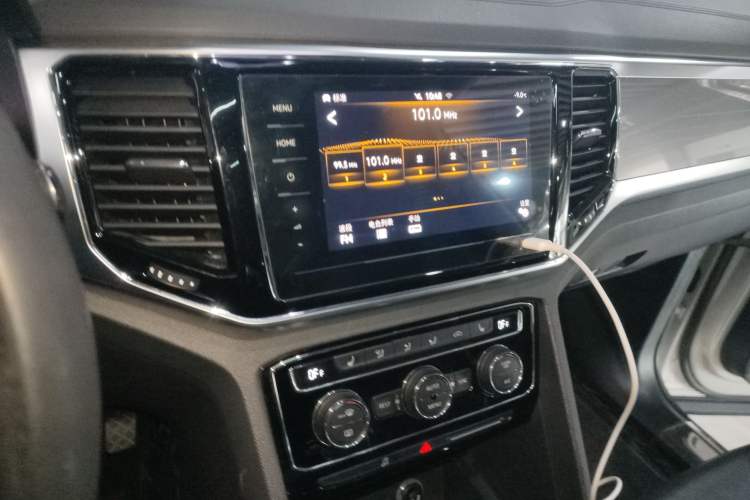 Used Volkswagen Teramont 2020 380TSI Four-Wheel Drive Luxury Version China VI Standard Audio And AC Panel