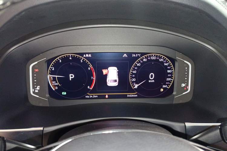 Used Volkswagen Teramont 2020 380TSI Four-Wheel Drive Luxury Version China VI Standard Instrument Cluster