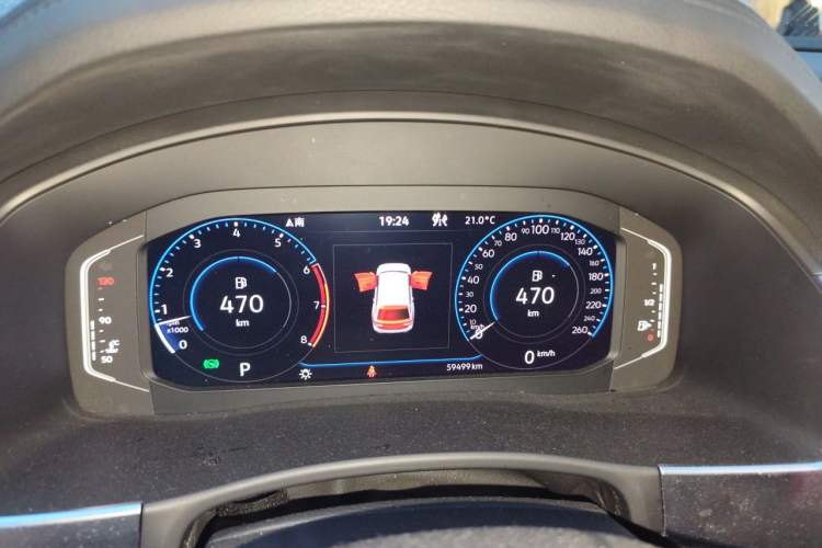 Used Volkswagen Teramont 2020 Revised Version 380TSI Four-Wheel Drive Luxury Edition Instrument Cluster