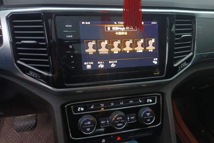 Used Volkswagen Teramont 2020 380TSI Four-Wheel Drive Luxury Version China VI Standard Audio And AC Panel