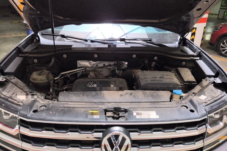 Used Volkswagen Teramont 2020 380TSI Four-Wheel Drive Luxury Version China VI Standard Engine Bay