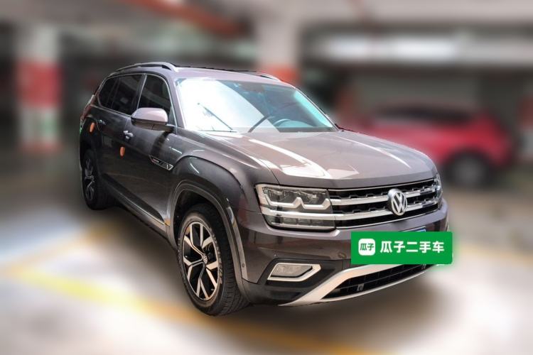 Used Volkswagen Teramont 2020 380TSI Four-Wheel Drive Luxury Version China VI Standard Front Right 45 Deg