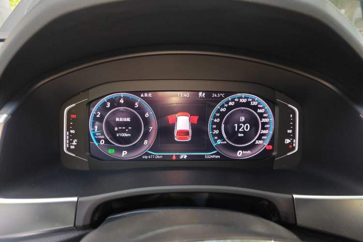 Used Volkswagen Teramont 2020 Revised Version 380TSI Four-Wheel Drive Luxury Edition Instrument Cluster