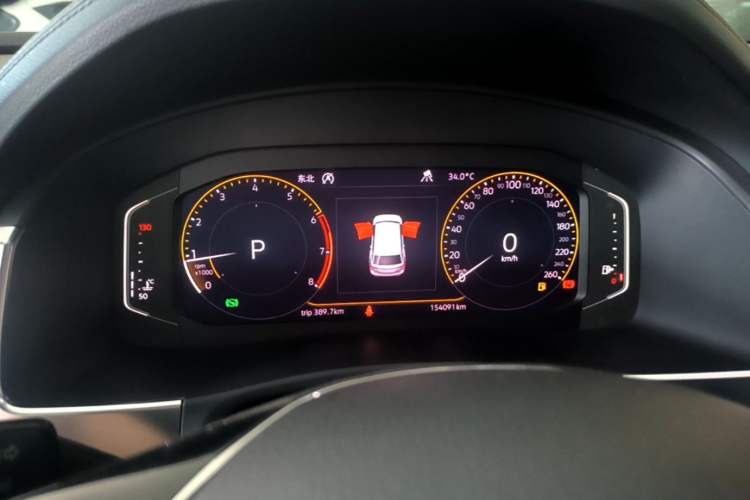 Used Volkswagen Teramont 2020 530 V6 Four-Wheel Drive Luxury Version China VI Standard Instrument Cluster