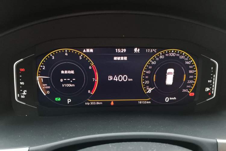 Used Volkswagen Teramont 2020 Revised Version 380TSI Four-Wheel Drive Luxury Edition Instrument Cluster
