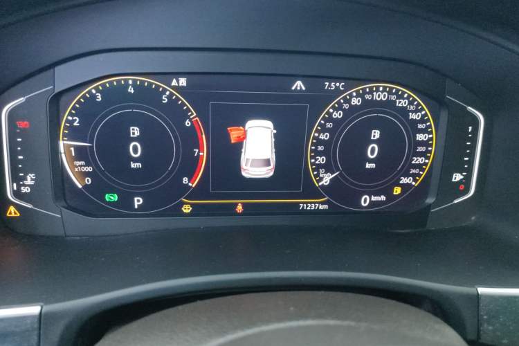 Used Volkswagen Teramont 2020 380TSI Four-Wheel Drive Luxury Version China VI Standard Instrument Cluster