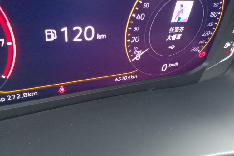 Used Volkswagen Teramont 2020 Revised Version 380TSI Four-Wheel Drive Luxury Edition Odometer Close Up