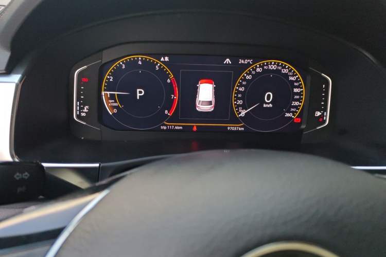 Used Volkswagen Teramont 2020 380TSI Four-Wheel Drive Luxury Version China VI Standard Odometer Close Up