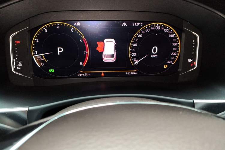 Used Volkswagen Teramont 2020 380TSI Four-Wheel Drive Luxury Version China VI Standard Odometer Close Up