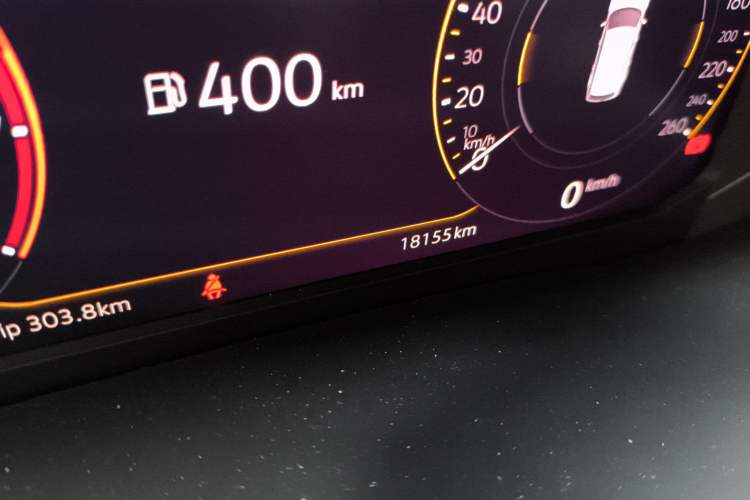 Used Volkswagen Teramont 2020 Revised Version 380TSI Four-Wheel Drive Luxury Edition Odometer Close Up