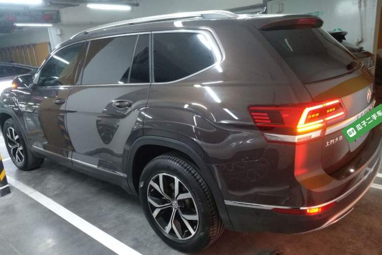 Used Volkswagen Teramont 2020 Revised Version 380TSI Four-Wheel Drive Luxury Edition Rear Left 45 Deg