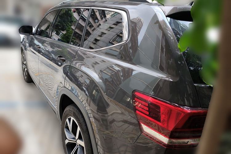 Used Volkswagen Teramont 2020 380TSI Four-Wheel Drive Luxury Version China VI Standard Rear Left 45 Deg