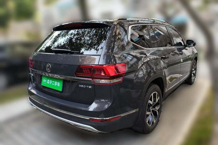 Used Volkswagen Teramont 2020 Revised Version 380TSI Four-Wheel Drive Luxury Edition Rear Right 45 Deg