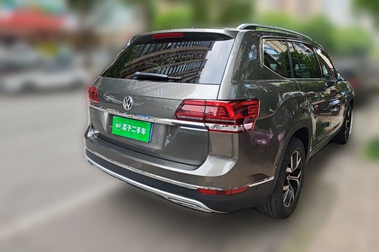 Used Volkswagen Teramont 2020 330TSI Two-Wheel-Drive Luxury Edition China VI Standard Rear Right 45 Deg