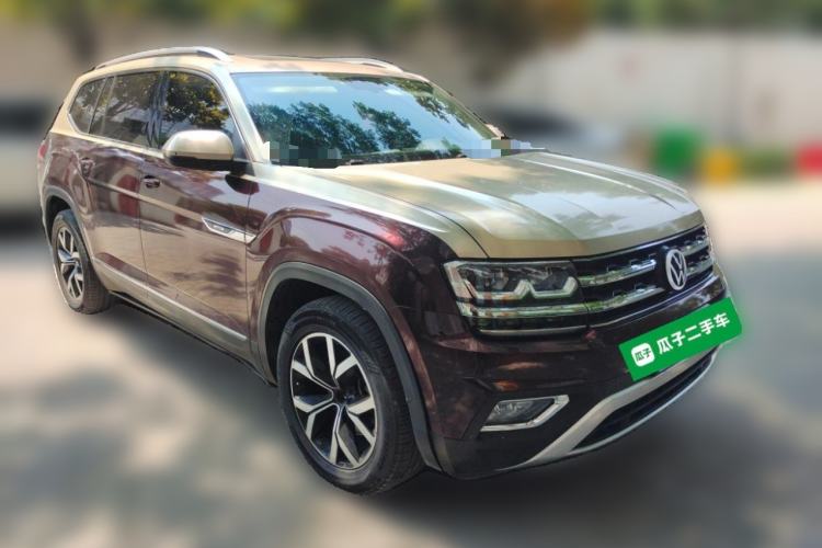 Used Volkswagen Teramont 2020 380TSI Four-Wheel Drive Luxury Version China VI Standard Front Right 45 Deg