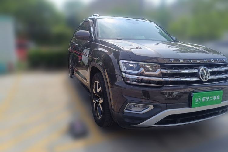Used Volkswagen Teramont 2020 380TSI Four-Wheel Drive Luxury Version China VI Standard Front Right 45 Deg