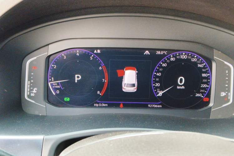 Used Volkswagen Teramont 2020 380TSI Four-Wheel Drive Luxury Version China VI Standard Instrument Cluster