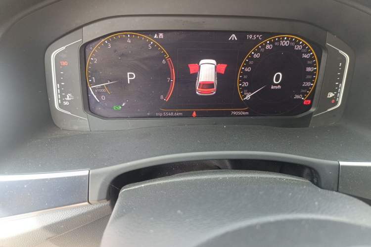 Used Volkswagen Teramont 2020 380TSI Four-Wheel Drive Luxury Version China VI Standard Odometer Close Up