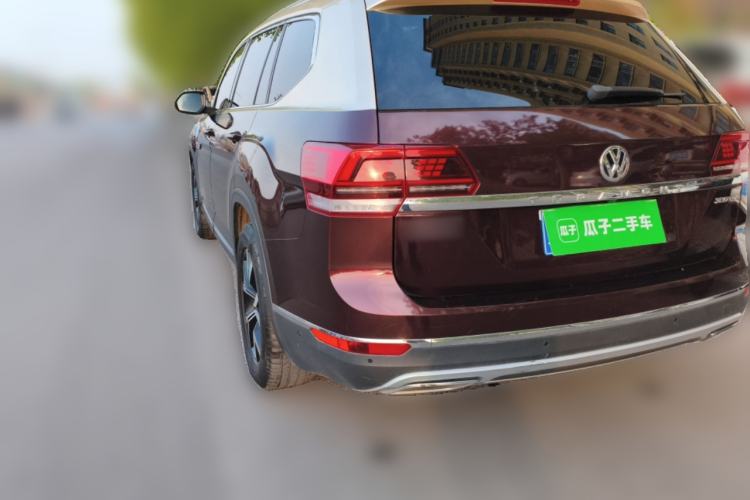 Used Volkswagen Teramont 2020 380TSI Four-Wheel Drive Luxury Version China VI Standard Rear Left 45 Deg
