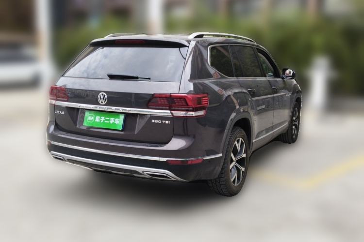 Used Volkswagen Teramont 2020 380TSI Four-Wheel Drive Luxury Version China VI Standard Rear Right 45 Deg