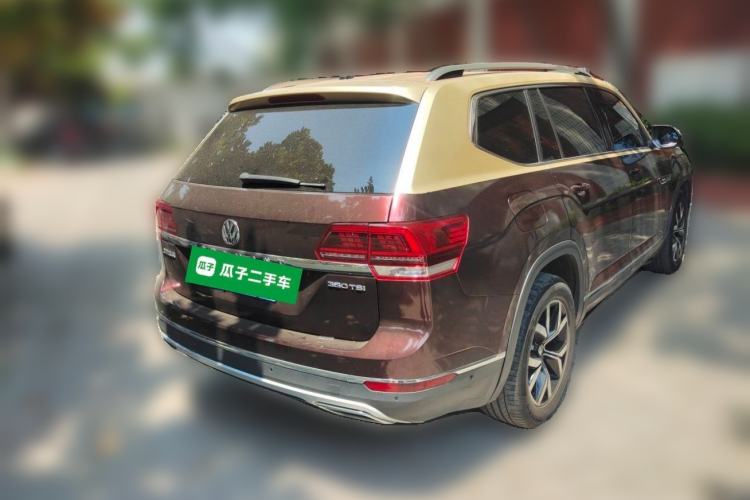 Used Volkswagen Teramont 2020 380TSI Four-Wheel Drive Luxury Version China VI Standard Rear Right 45 Deg