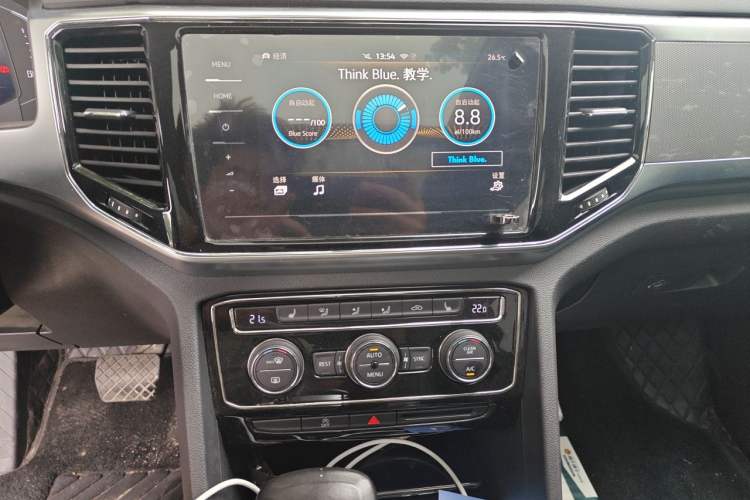 Used Volkswagen Teramont 2020 380TSI Four-Wheel Drive Luxury Version China VI Standard Audio And AC Panel