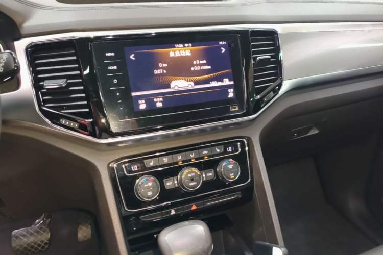 Used Volkswagen Teramont 2020 330TSI Two-Wheel-Drive Luxury Edition China VI Standard Audio And AC Panel