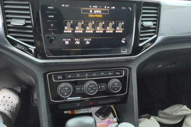 Used Volkswagen Teramont 2020 380TSI Four-Wheel Drive Luxury Version China VI Standard Audio And AC Panel