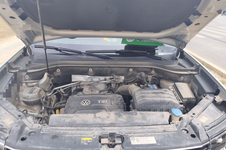 Used Volkswagen Teramont 2020 380TSI Four-Wheel Drive Luxury Version China VI Standard Engine Bay