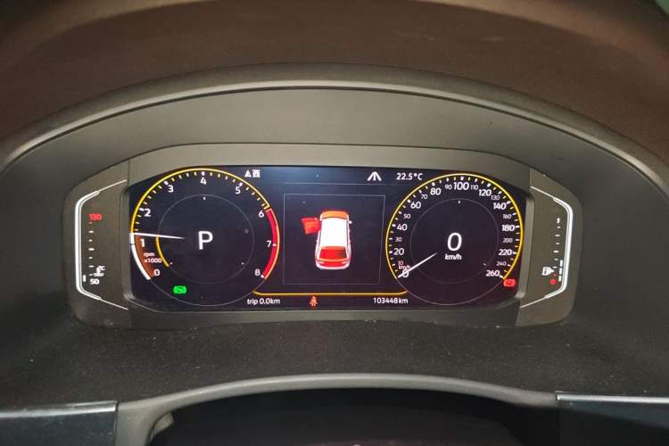 Used Volkswagen Teramont 2020 380TSI Four-Wheel Drive Luxury Version China VI Standard Instrument Cluster