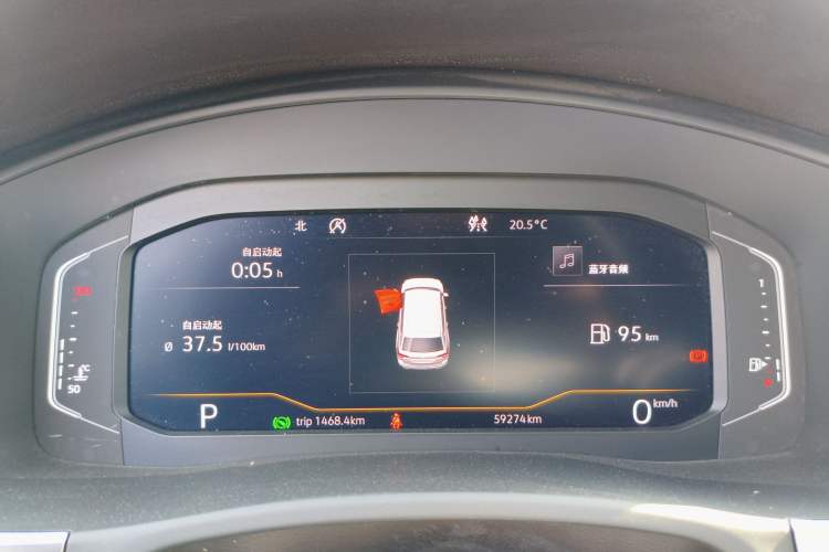 Used Volkswagen Teramont 2020 380TSI Four-Wheel Drive Luxury Version China VI Standard Instrument Cluster