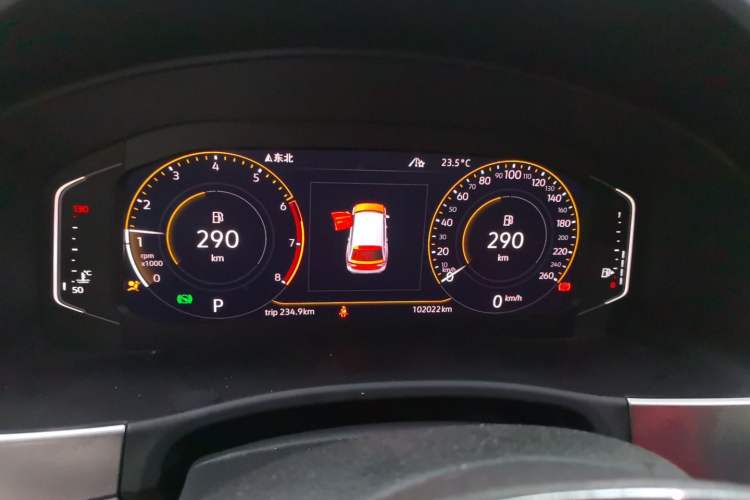 Used Volkswagen Teramont 2020 380TSI Four-Wheel Drive Luxury Version China VI Standard Instrument Cluster