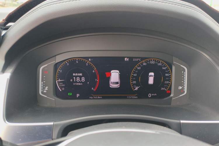 Used Volkswagen Teramont 2020 380TSI Four-Wheel Drive Luxury Version China VI Standard Instrument Cluster