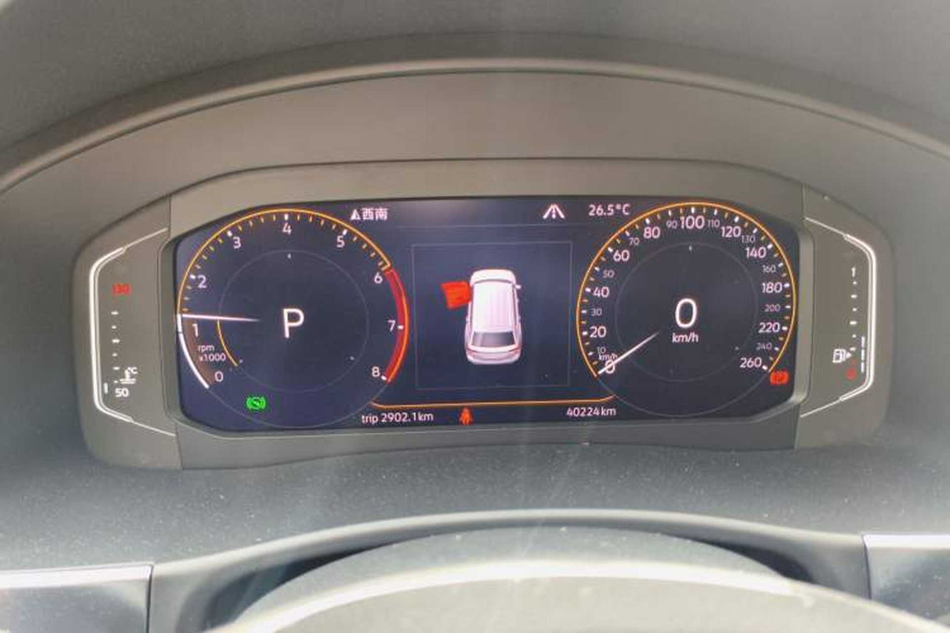 Used Volkswagen Teramont 2020 380TSI Four-Wheel Drive Luxury Version China VI Standard Instrument Cluster
