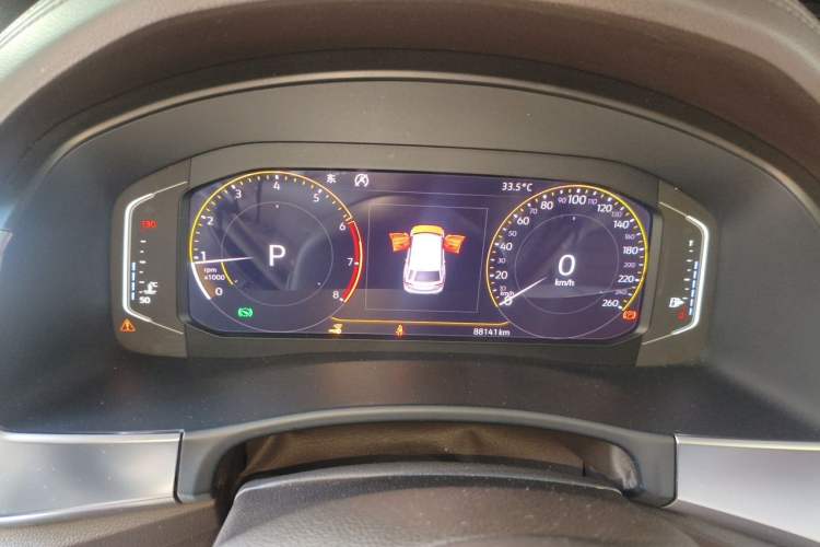 Used Volkswagen Teramont 2020 330TSI Two-Wheel-Drive Luxury Edition China VI Standard Instrument Cluster