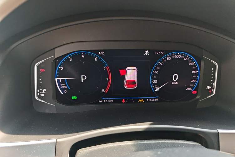 Used Volkswagen Teramont 2020 380TSI Four-Wheel Drive Flagship Version China VI Standard Instrument Cluster