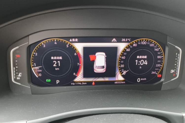 Used Volkswagen Teramont 2020 380TSI Four-Wheel Drive Comfort Edition China VI Standard Instrument Cluster