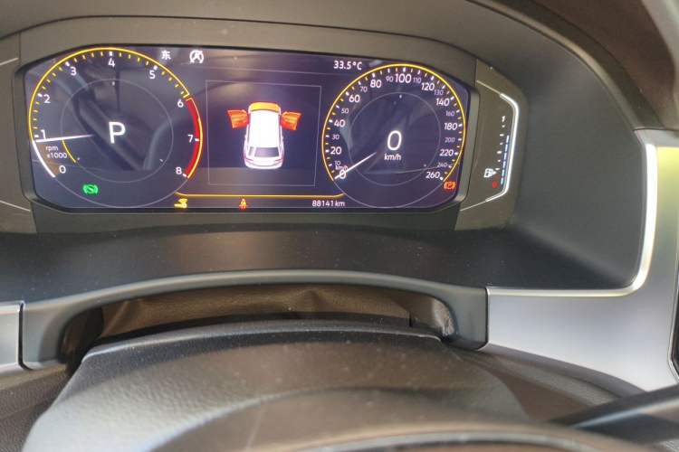 Used Volkswagen Teramont 2020 330TSI Two-Wheel-Drive Luxury Edition China VI Standard Odometer Close Up