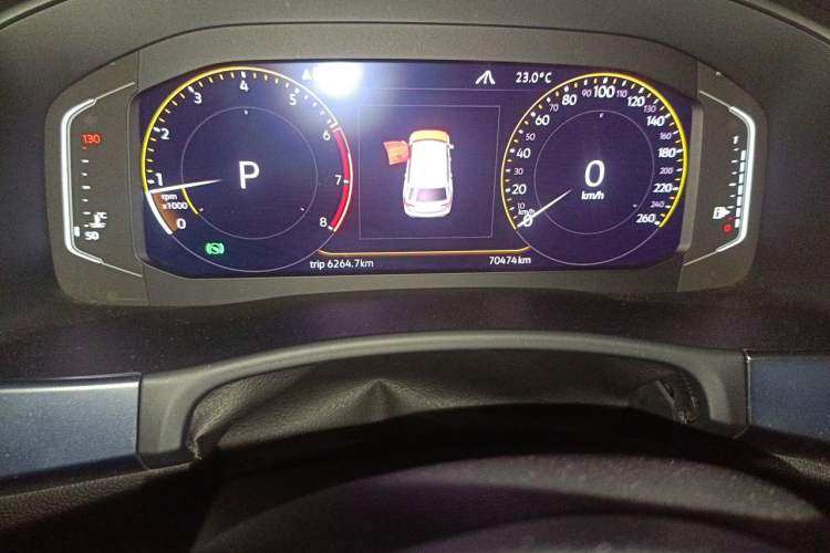 Used Volkswagen Teramont 2020 530 V6 Four-Wheel Drive Luxury Version China VI Standard Odometer Close Up