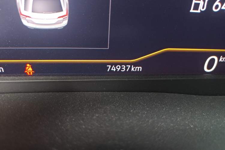 Used Volkswagen Teramont 2020 380TSI Four-Wheel Drive Luxury Version China VI Standard Odometer Close Up