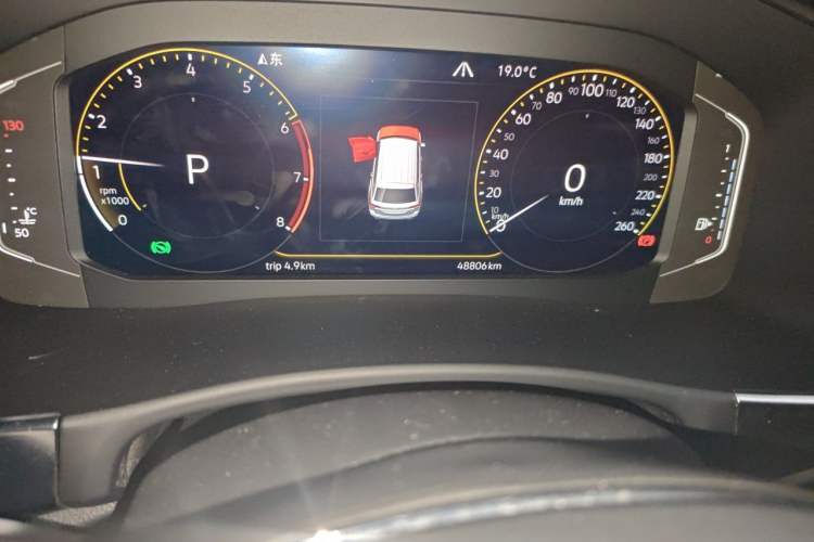 Used Volkswagen Teramont 2020 380TSI Four-Wheel Drive Luxury Version China VI Standard Odometer Close Up