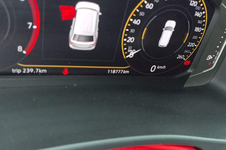 Used Volkswagen Teramont 2020 380TSI Four-Wheel Drive Luxury Version China VI Standard Odometer Close Up