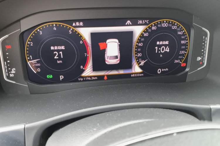 Used Volkswagen Teramont 2020 380TSI Four-Wheel Drive Comfort Edition China VI Standard Odometer Close Up