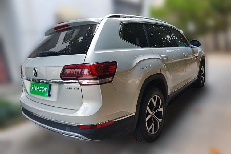 Used Volkswagen Teramont 2020 Revised Version 380TSI Four-Wheel Drive Luxury Edition Rear Right 45 Deg