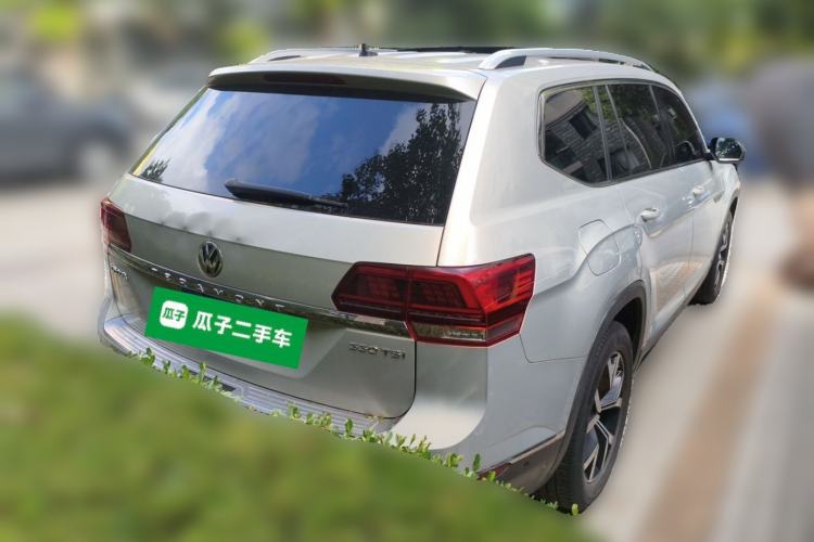 Used Volkswagen Teramont 2020 330TSI Two-Wheel-Drive Luxury Edition China VI Standard Rear Right 45 Deg