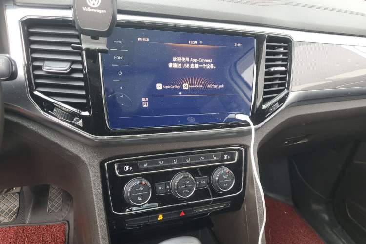 Used Volkswagen Teramont 2020 380TSI Four-Wheel Drive Luxury Version China VI Standard Audio And AC Panel