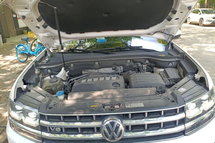 Used Volkswagen Teramont 2020 Revised Version 530 V6 Four-Wheel Drive Flagship Edition Engine Bay